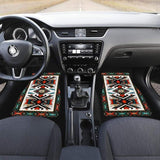 Tribal Colorful Design Native American Front And Back Car Mats 093223 - YourCarButBetter
