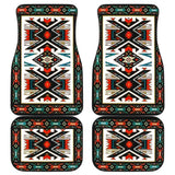 Tribal Colorful Design Native American Front And Back Car Mats 093223 - YourCarButBetter
