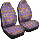 Trick Or Treat Purple Candy Corn Car Seat Covers 103406 - YourCarButBetter