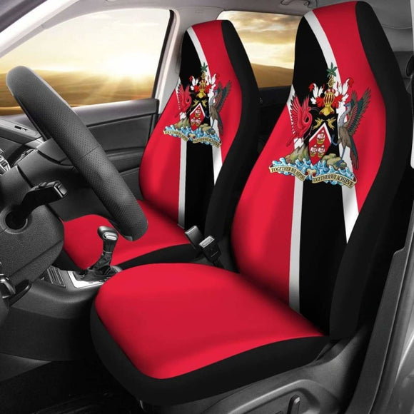 Trinidad And Tobago Car Seat Cover Flag 7 110424 - YourCarButBetter