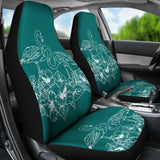 Tropical Hibiscus Flamingo Pattern Best Gift Car Lovers Car Seat Covers 211105 - YourCarButBetter