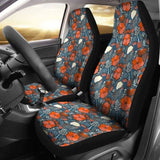 Tropical Orange Car Seat Covers 105905 - YourCarButBetter