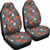 Tropical Orange Car Seat Covers 105905 - YourCarButBetter