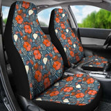 Tropical Orange Car Seat Covers 105905 - YourCarButBetter