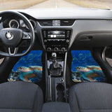 Tropical Sea Turtle And Coral Happy Moments Car Floor Mats 210301 - YourCarButBetter