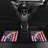 Trout Fish American Flag Art Automotive Car Floor Mats 211804 - YourCarButBetter