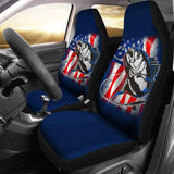 Trout Fish Steelhead Car Seat Covers Mix American Flag 210906 - YourCarButBetter