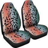 Trout Fishing Car Seat Covers Rainbow Trout Fish Skin Car Decor 182417 - YourCarButBetter