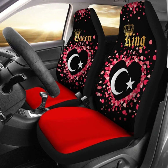 Turkey Car Seat Cover Couple King/Queen (Set Of Two) 153908 - YourCarButBetter