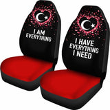 Turkey Car Seat Covers Couple Valentine Everthing I Need (Set Of Two) 153908 - YourCarButBetter