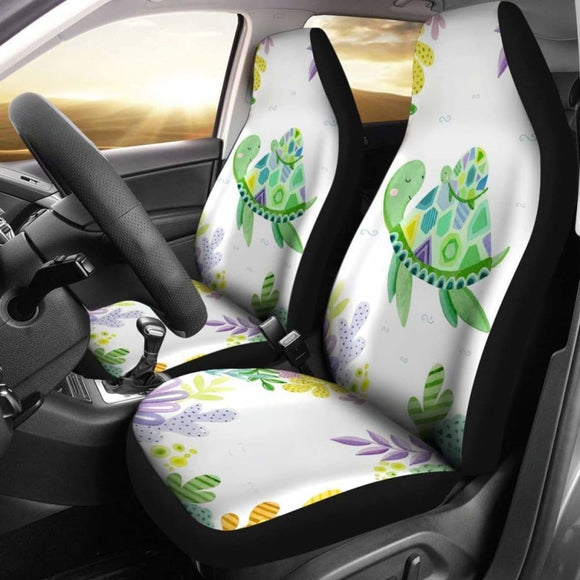 Turle Mother Carry Her Baby On Back Turtle Car Seat Covers Best 091114 - YourCarButBetter