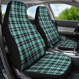 Turquoise Plaid Car Seat Covers 105905 - YourCarButBetter
