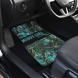 Turquoise Serenity Muddy Girl Car Floor Mats 211102 - YourCarButBetter