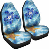 Turtle Hawaiian Car Seat Covers Set Of 2 091814 02 - YourCarButBetter