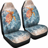 Turtle Hawaiian Car Seat Covers Set Of 2 091814 05 - YourCarButBetter