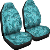 Turtle Swirl Car Seat Covers - Blue 101819 - YourCarButBetter