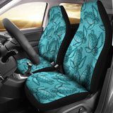 Turtle Swirl Car Seat Covers - Blue 101819 - YourCarButBetter