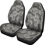 Turtle Swirl Car Seat Covers - Gray 101819 - YourCarButBetter