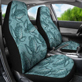 Turtle Swirl Car Seat Covers - Teal 101819 - YourCarButBetter