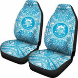 Tuvalu Car Seat Cover - Tuvalu Coat Of Arms Polynesian Flag Color 105905 - YourCarButBetter
