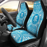 Tuvalu Car Seat Cover - Tuvalu Coat Of Arms Polynesian Flag Color 105905 - YourCarButBetter