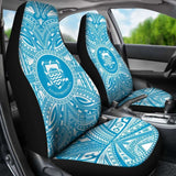 Tuvalu Car Seat Cover - Tuvalu Coat Of Arms Polynesian Flag Color 105905 - YourCarButBetter