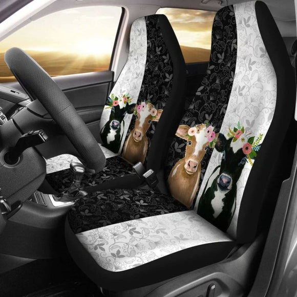 Two Cows - Car Seat Covers 144730 - YourCarButBetter