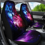 Two Wolf Galaxy Car Seat Covers Amazing Best Gift Idea 174510 - YourCarButBetter