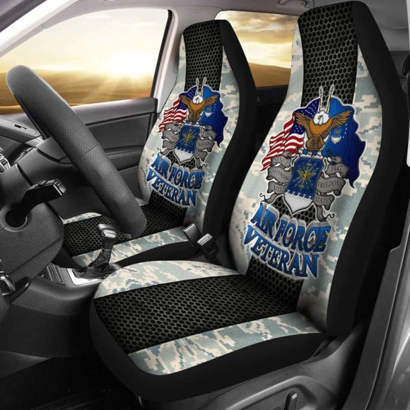 U.S Air Force Veteran Car Seat Covers 154230 - YourCarButBetter