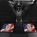 U.S. Coast Guard Car Floor Mats Custom American Flag 211008 - YourCarButBetter