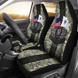 U.S Coast Guard Retired Car Seat Covers 160830 - YourCarButBetter