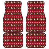 Ugly Christmas Reindeer Custom Car Decoration Car Floor Mats 210601 - YourCarButBetter