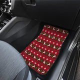 Ugly Christmas Reindeer Custom Car Decoration Car Floor Mats 210601 - YourCarButBetter