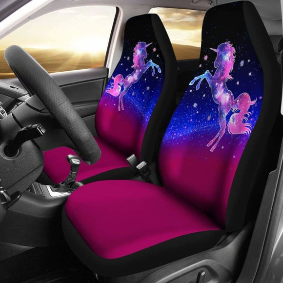 Unicorn Car Seat Cover - Galaxy - 170817 - YourCarButBetter