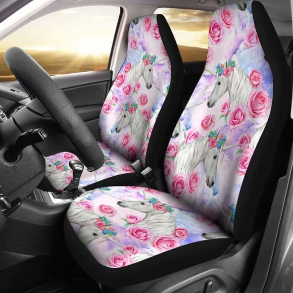 Unicorn Love Car Seat Covers 170817 - YourCarButBetter