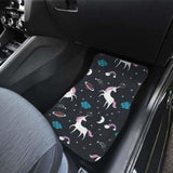 Unicorn Rainbows Moon Clound Star Pattern Front And Back Car Mats 170817 - YourCarButBetter