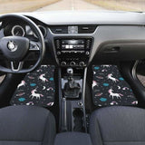 Unicorn Rainbows Moon Clound Star Pattern Front And Back Car Mats 170817 - YourCarButBetter