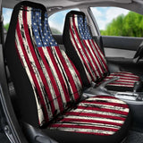 United States Grunge Flag Car Seat Cover 1 232125 - YourCarButBetter