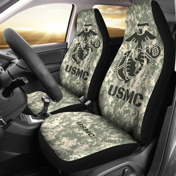 United States Marine Corp Car Seat Covers 212304 - YourCarButBetter