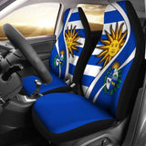 Uruguay Car Seat Covers Flag - Coat Of Arms Amazing 105905 - YourCarButBetter