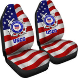 US Coast Guard Car Seat Covers American Flag 211008 - YourCarButBetter