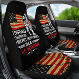 Us Proud Army Veteran Gifts I’M A U.S Veteran American Flag Car Seat Covers 550317 - YourCarButBetter
