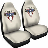 Usa Deer Skull Seat Cover 161012 - YourCarButBetter