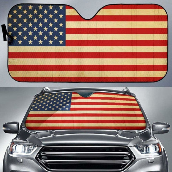 Usa Flag Car Sun Shades 172609 - YourCarButBetter