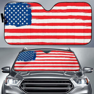 Usa Flag Car Sun Shades 172609 - YourCarButBetter