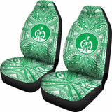 Vanuatu Car Seat Cover - Vanuatu Coat Of Arms Polynesian Flag Color 105905 - YourCarButBetter