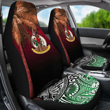 Vanuatu Car Seat Covers Polynesian Palm Tree Flag - 153908 - YourCarButBetter