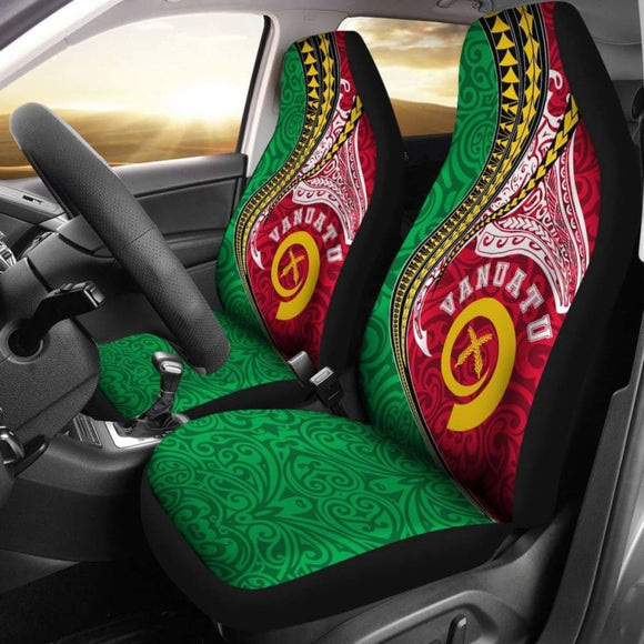 Vanuatu Polynesian Car Seat Covers Vanuatu Manta Polynesian Amazing 105905 - YourCarButBetter