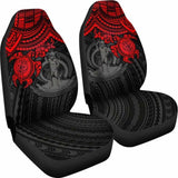 Vanuatu Polynesian Car Seat Covers - Red Turtle - Amazing 091114 - YourCarButBetter