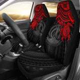 Vanuatu Polynesian Car Seat Covers - Red Turtle - Amazing 091114 - YourCarButBetter